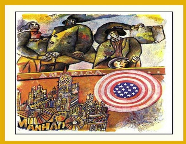 AMERICA, a limited edition lithography by artist Theo Tobiasse